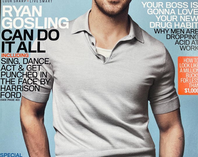 Pre-Owned Magazine GQ cover Ryan Gosling