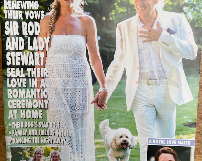 Pre-Owned Fashion magazine HELLO! 2017 cover Rod Steward - World Exclusive Photo Album!