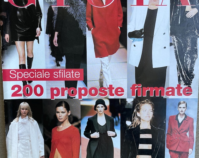 Pre-Owned Vintage fashion magazine GIOLA Italia 1997 - Special Mode