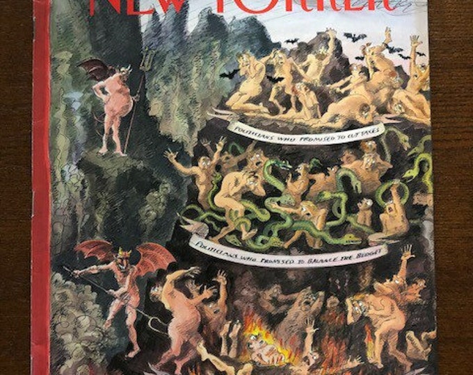 The cover's just the beginning - The New Yorker magazine 1997 Iconic Journalism & Cartoons - Collectible Issue Gift for magazine lovers!