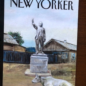 Vintage NYC Cultural magazine, no adress label on cover Iconic Journalism & Cartoons - Collectible Issue Gift for magazine lovers!