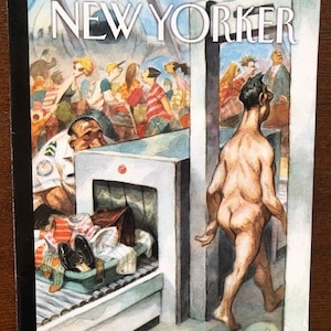 The cover's just the beginning - Magazine The New Yorker 2008 Iconic Journalism & Cartoons - Collectible Issue Gift for magazine lovers!