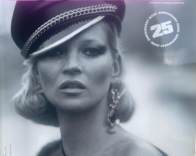 Pre-Owned DAZED magazine 2016 - 25 Anniversary edition - cover Kate Moss - collectible issue