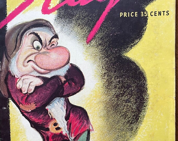 Pre-Owned vintage rare Stage Magazine 1938, Crumpy!-Cinema Culture-Iconic Actors, Plays,&Reviews- Collectible Back issue