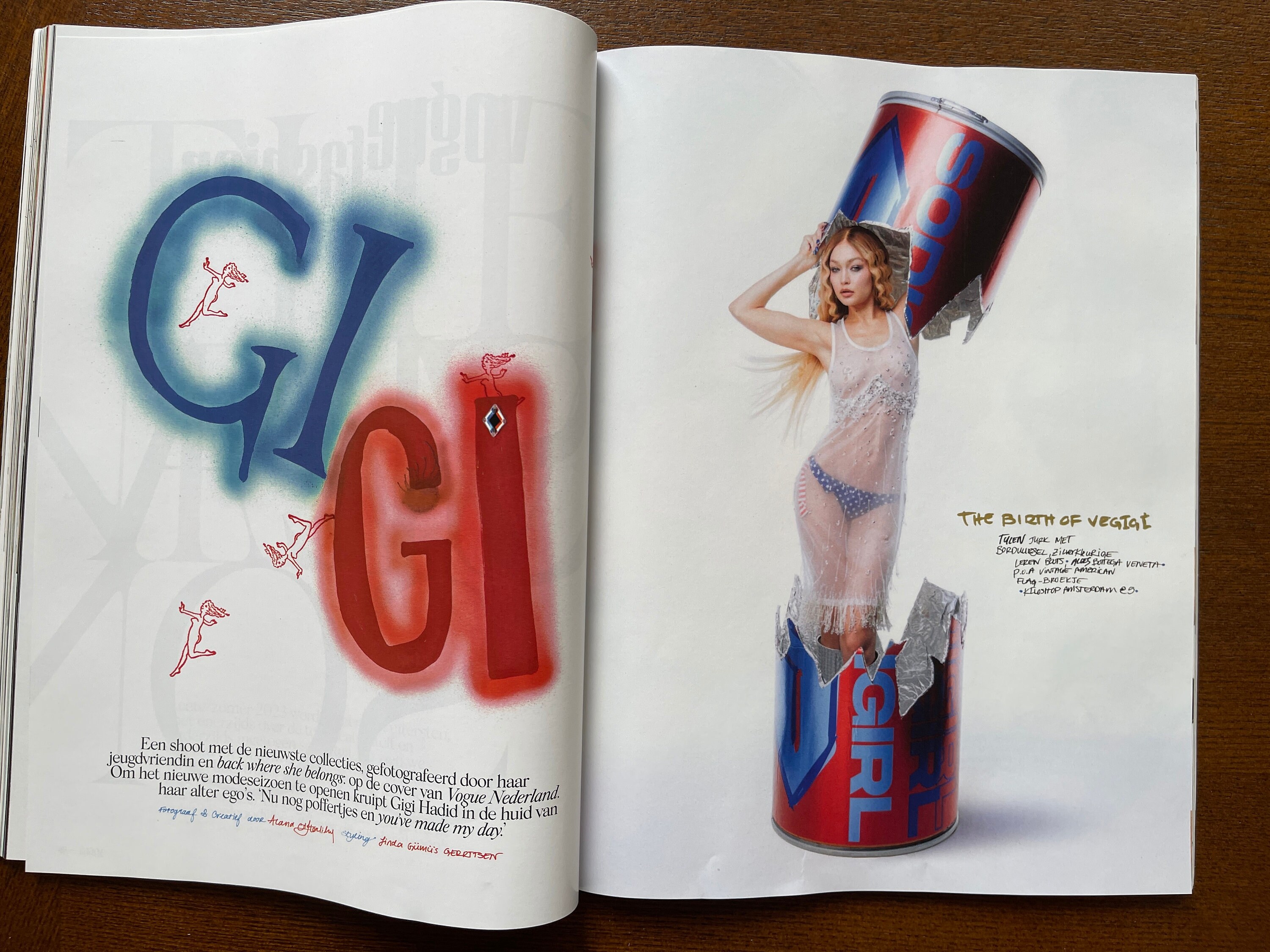 Vogue Netherlands Gigi Hadid cover 2023