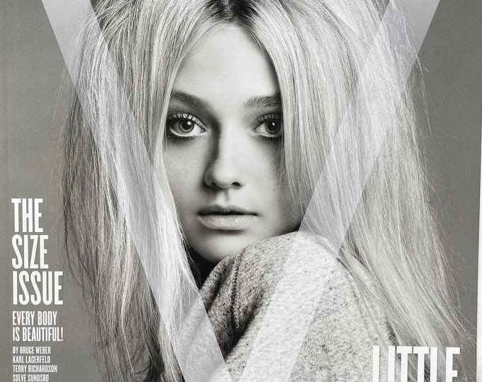 For Women who read fashion -Unique rare fashion magazine V No. 63 The size Issue!