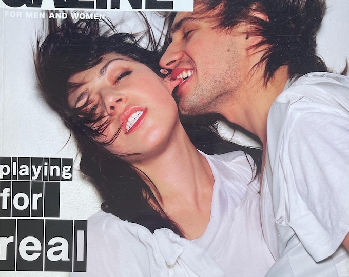 For Women who read fashion -Vintage rare fashion magazine ANOTHER MAGAZINE 2002 for men and women spring/summer