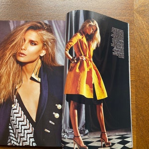 Begagnad vintagemodetidning Harper's Bazaar-omslag Scarlett Johansson! bild 6