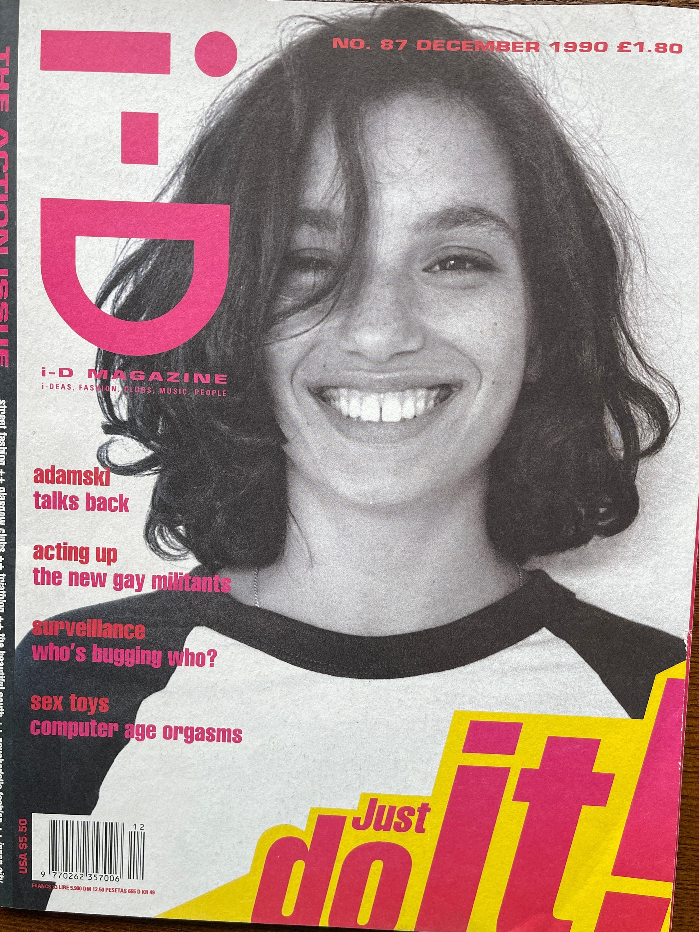 I-d Magazine 1990 the Action Issue! - Etsy