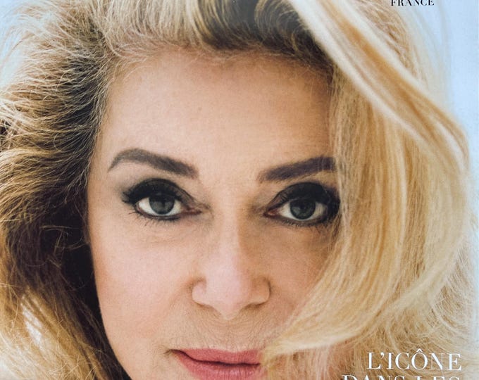 Magazine Harper's Bazaar France Catherine Deneuve cover and special