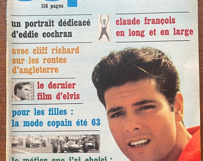 Pre-Owned Vintage rarePop music magazine French salut les copains the 1960s Cliff Richard-Iconic Music History