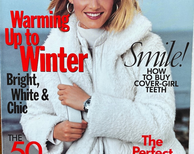 Own a piece of Vogue history -Vogue US magazine 1998 cover Amber Valetta-Iconic Style Fashion Covers Photography Models & Editorials