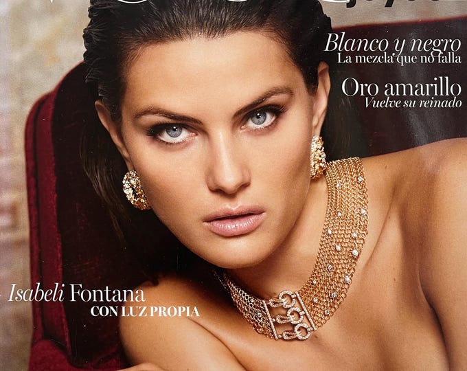 Magazine fashion magazine Spain Vogue cover Isabeli Fontana-Iconic fashion Style & Photography Fashion Models - Editorials