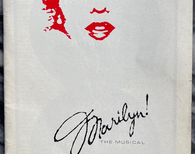 Pre-Owned vintage rare magazine Marilyn Monroe The Musical Adelphi Theater 1983