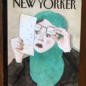 Revista cultural vintage de Nueva York, ¡sin etiqueta de dirección en la portada! Periodismo icónico y caricaturas: ¡Edición coleccionable! ¡Regalo para amantes de las revistas!