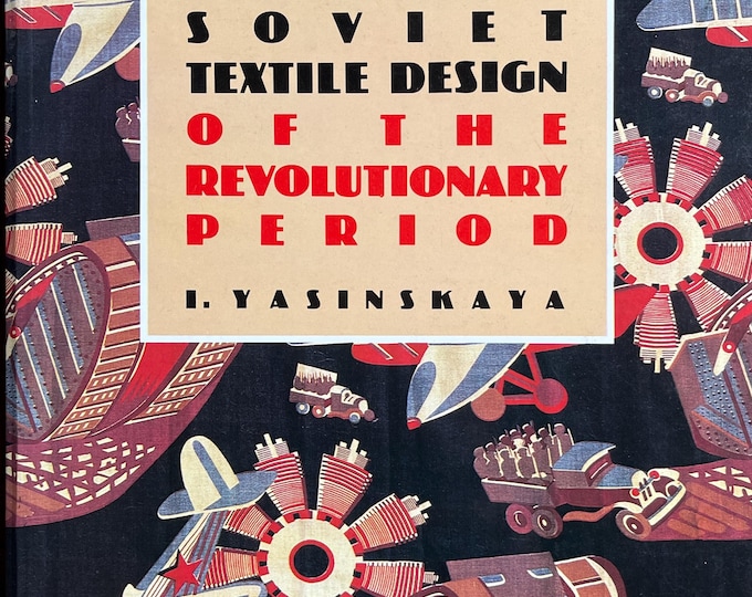 Vintage rare collectible magazine TEXTILE DESIGN by I.Yasinskaya book 1983-Iconic style & Photography Collectible fashion Culture!