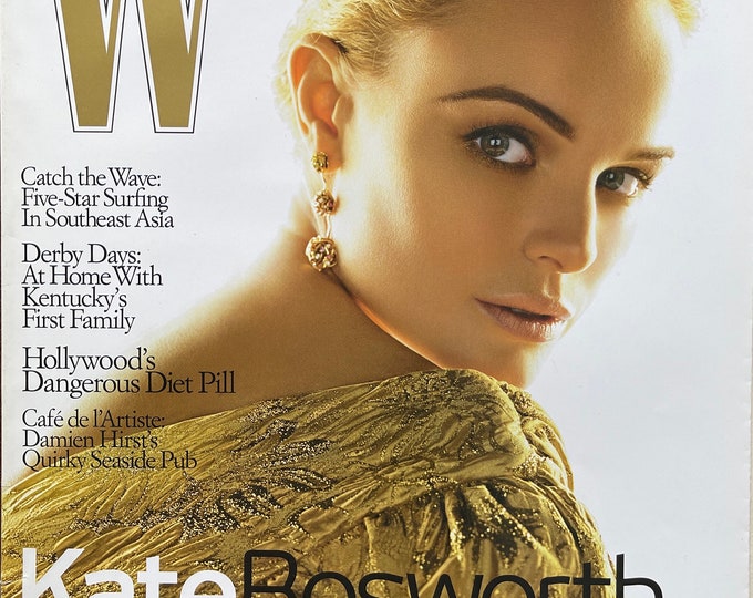 Style Inspiration - Unique rare fashion magazine W cover Kate Bosworth