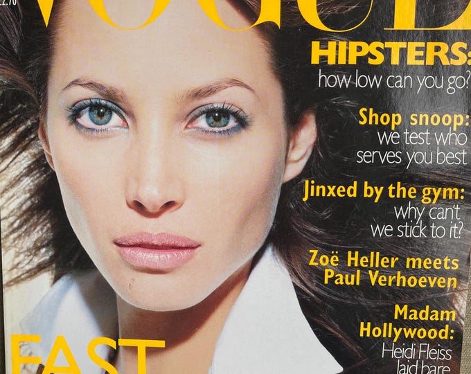 Pre-Owned magazine Vogue 1996 - Linda Evangelista special