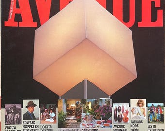 Fashion Culture - Vintage Dutch Glossy fashion magazine AVENEU 1981-Collectible Print Issue Fashion & Lifestyle-Photograpy Culture