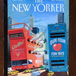 Vintage NYC Cultural magazine, no adress label on cover Iconic Journalism & Cartoons - Collectible Issue Gift for magazine lovers!