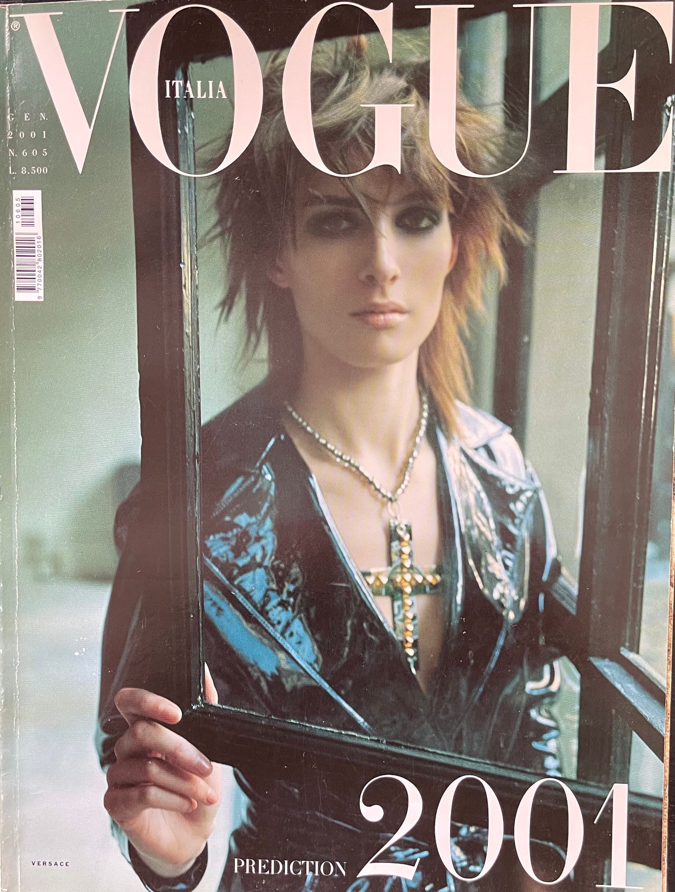 Vintage magazine Vogue Italia 2001 cover Steven Meisel