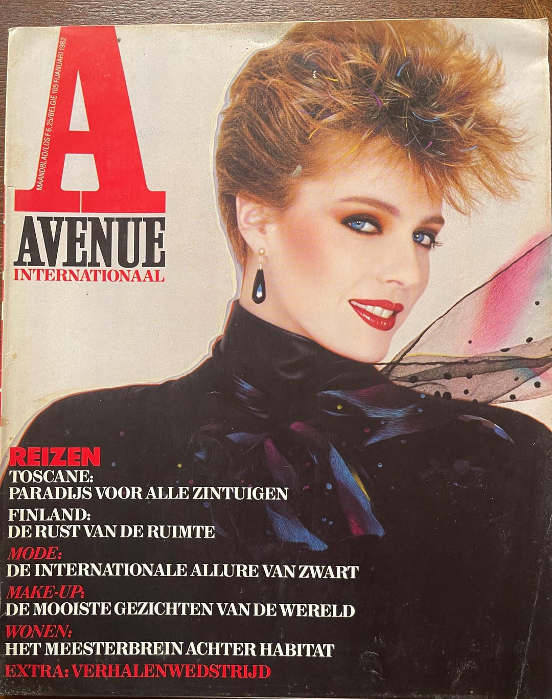 Vintage Dutch Fashion Magazine AVENEU January 1982 Fashion Trends the ...
