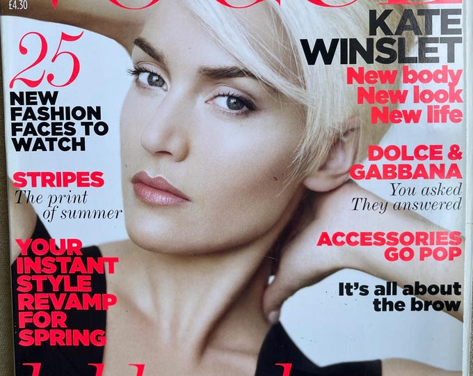 Pre-owned magazine Vogue British 2011 - cover Kate Winslet