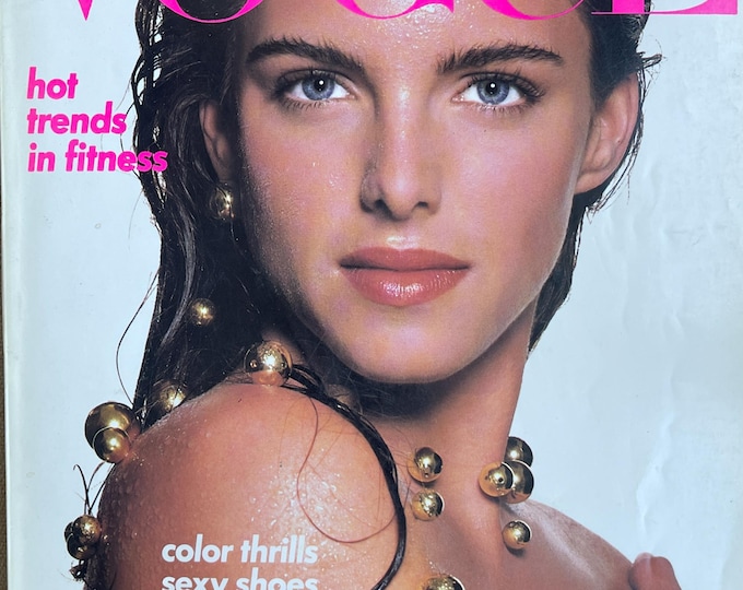 Pre-Owned Vintage rare fashion Magazine VOGUE 1988 -Iconic Style Fashion Covers Photography Models & Editorials