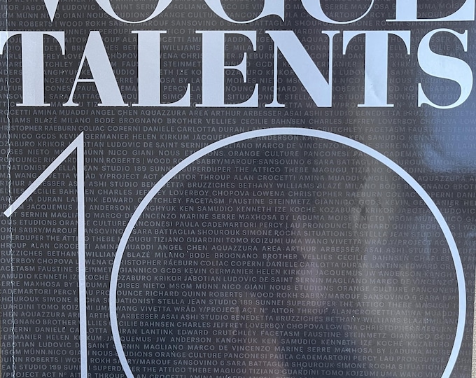 Vogue fashion magazine Italia 2019 - The Talent Issue!-Iconic Covers & Editorials-Fashion Style Photography