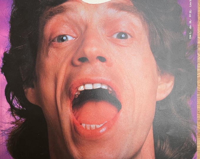 For Women who read fashion -Vintage rare fashion magazine 1991 German edition Max cover Mick Jagger Stones Exclusive!