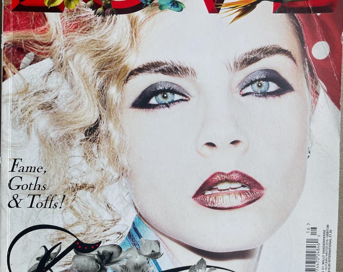 Pre-Owned rare Fashion magazine LOVE 2016 Issue 16 cover Iconic -CARA by Margot Robbie - collectible issue