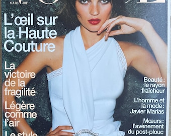 Pre-owned Magazine Vogue Paris 1999 - cover Kate Moss - Iconic style & Cover Photography Fashion Models Collectible Issue!