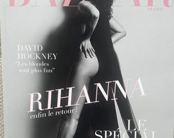For Women who read fashion -Fashion magazine HARPER'S BAZAAR France edition cover The people's popstar Rihanna!
