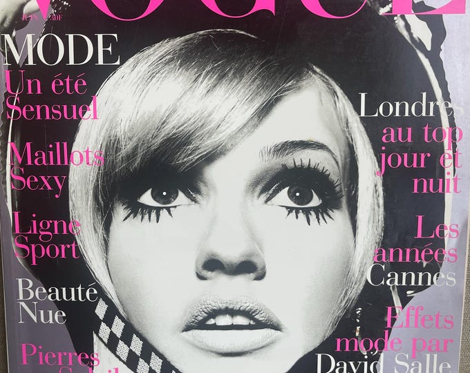 Vogue Paris magazine 1995 - Cover Karen Mulder