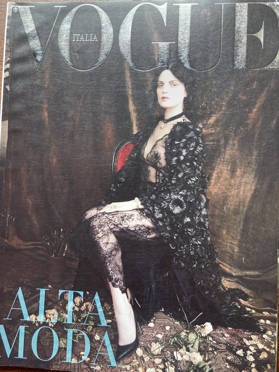つくし　VOGUE ITALIA ファッション特集号 中古雑誌 Vogue Italia Alta Moda! 2014年 - アイコニックなスタイルと