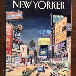 The cover's just the beginning - The New Yorker Iconic Journalism & Cartoons - Collectible Issue Gift for magazine lovers!