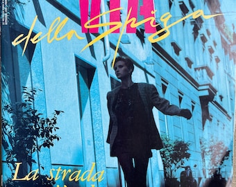 Begagnad Vintage sällsynt modetidning Italia Supplemento DONNA 1991, Le vie della moda No.1