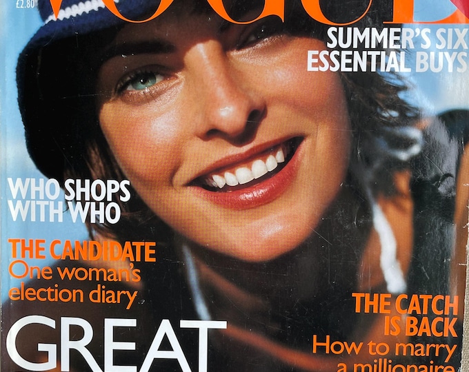 Pre-Owned magazine Vogue 1997 - cover Linda Evangelista