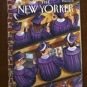 The cover's just the beginning - Magazine The New Yorker Iconic Journalism & Cartoons - Collectible Issue Gift for magazine lovers!