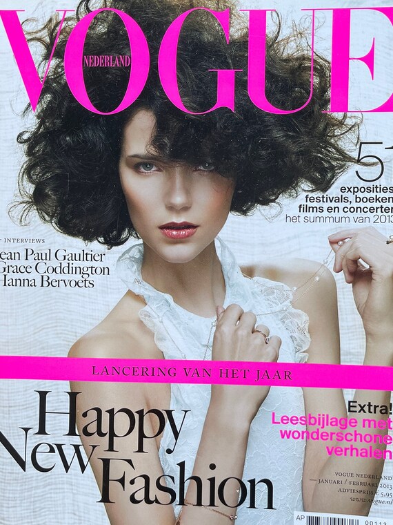 Pre-owned Vogue Magazine Netherlands Cover Agnes Nabuurs-iconic
