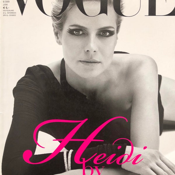 Vogue Deutsch German Heidi Klum cover