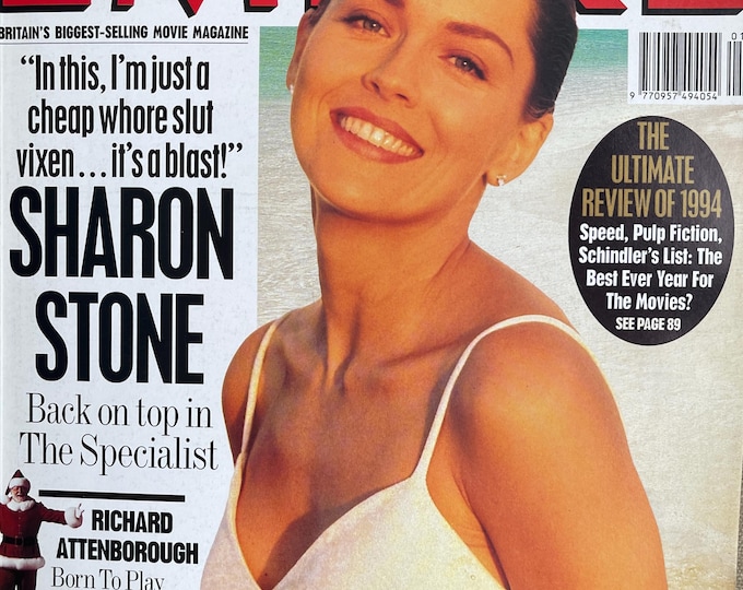 Unique rare vintage magazine Empire 1995 Sharon Stone! - Vintage Print -Iconic stories, Collectible Retro issue