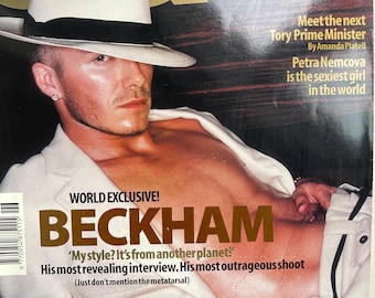 Pre-Owned Vintage magazine GQ 2002 David Beckham