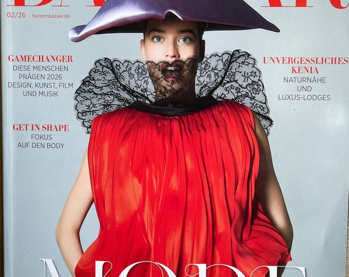 Pre-Owned HARPER'S BAZAAR Germany 2026 - cover Evelina Dragic