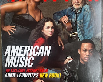 Collectible - Vintage rare Magazine VANITY FAIR 2003 cover American Music Issue -Vintage Print -Iconic stories