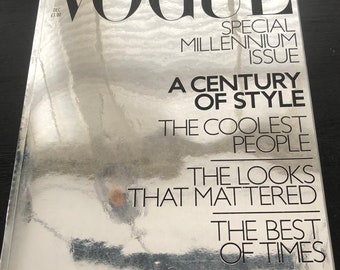 Pre-Owned VOGUE magazine December 1999 - cover Millennium issue