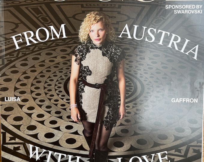 Unique Vogue Germany cover Luisa Gaffron - From Austria with Love