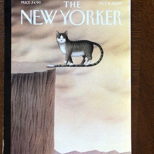 Vintage NYC Cultural magazine, no adress label on cover! Iconic Journalism & Cartoons - Collectible Issue Gift for magazine lovers!