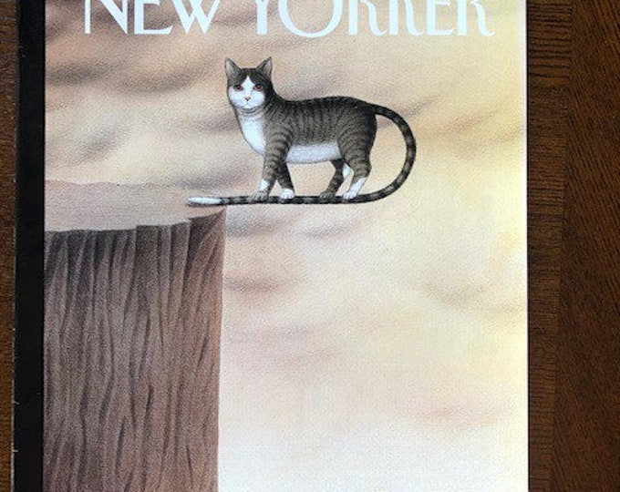 Vintage NYC Cultural magazine, no address label on cover! Iconic Journalism & Cartoons - Collectible Issue Gift for magazine lovers!