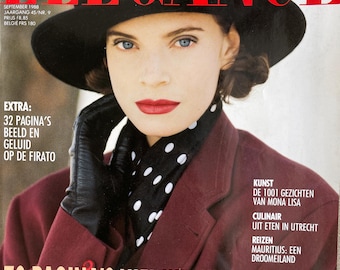 Pre-Owned Dutch Magazine ELEGANCE 1988-Collectible Print Issue Fashion & Mode
